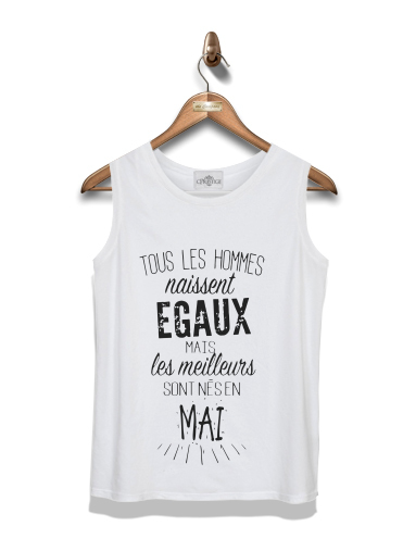  Tous les hommes naissent egaux mais les meilleurs sont nes en Mai para Tapa del tanque del niño