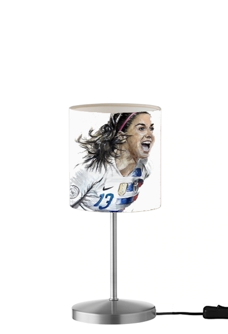  Alex Morgan Usa Art para Lámpara de mesa / mesita de noche