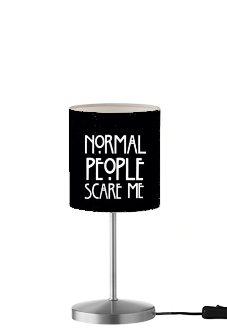  American Horror Story Normal people scares me para Lámpara de mesa / mesita de noche