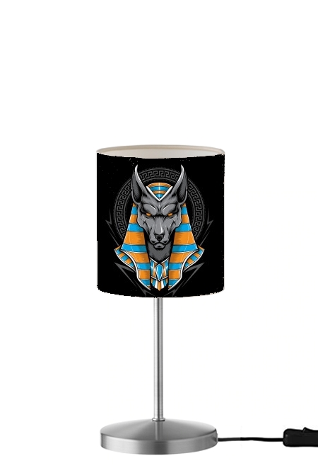  Anubis Egyptian para Lámpara de mesa / mesita de noche