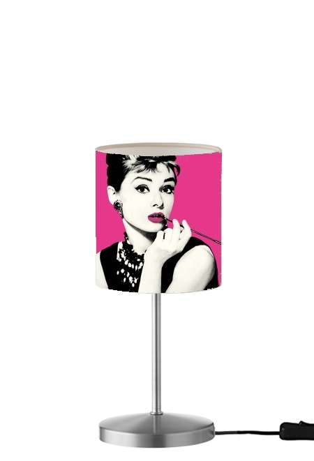  audrey hepburn para Lámpara de mesa / mesita de noche