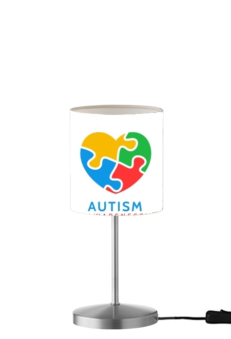  Autisme Awareness para Lámpara de mesa / mesita de noche