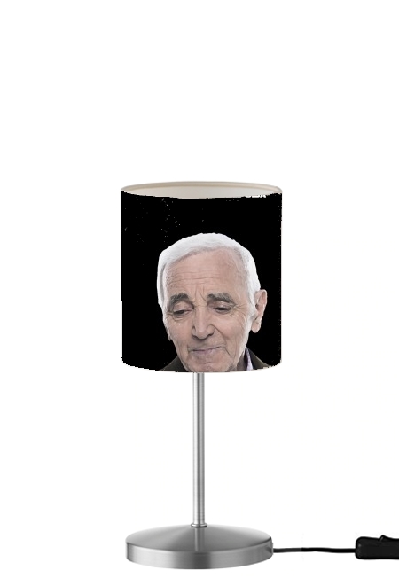  Aznavour Hommage Fan Tribute para Lámpara de mesa / mesita de noche