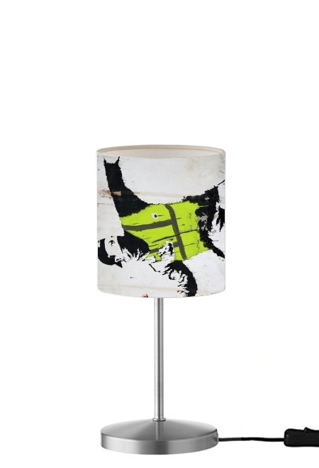  Bansky Yellow Vests para Lámpara de mesa / mesita de noche