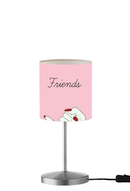  BFF Best Friends Pink Friends Side para Lámpara de mesa / mesita de noche