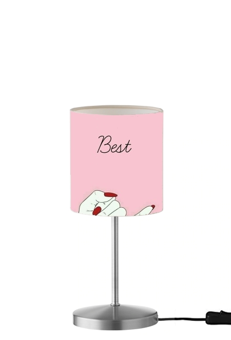  BFF Best Friends Pink para Lámpara de mesa / mesita de noche