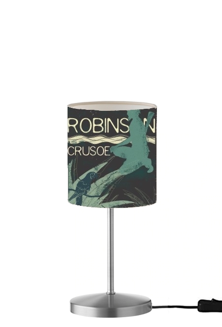  Book Collection: Robinson Crusoe para Lámpara de mesa / mesita de noche