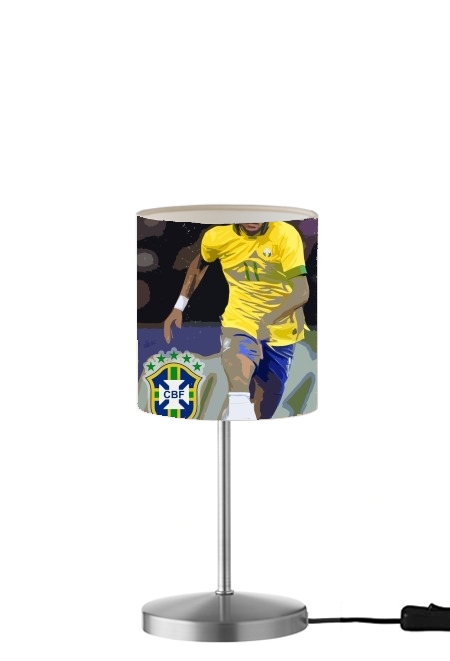  Brazil Foot 2014 para Lámpara de mesa / mesita de noche