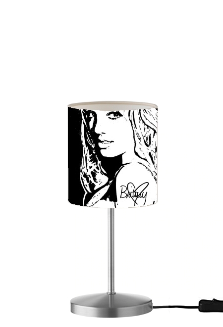  Britney Tribute Signature para Lámpara de mesa / mesita de noche