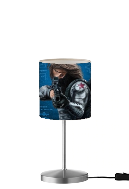  Bucky Barnes Aka Winter Soldier para Lámpara de mesa / mesita de noche