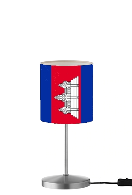  Cambodge Flag para Lámpara de mesa / mesita de noche