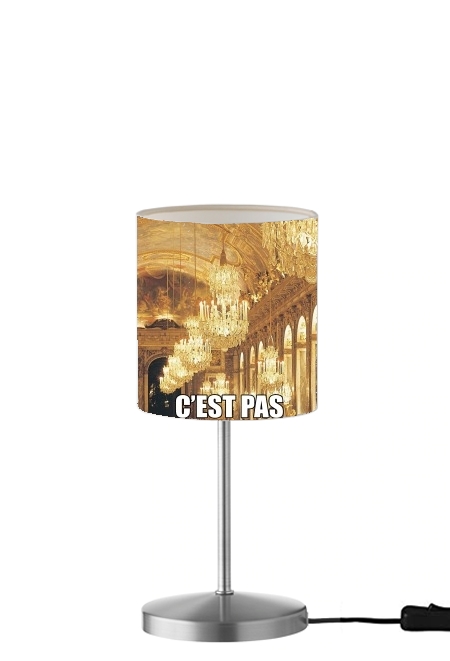  Cest pas Versailles ICI para Lámpara de mesa / mesita de noche