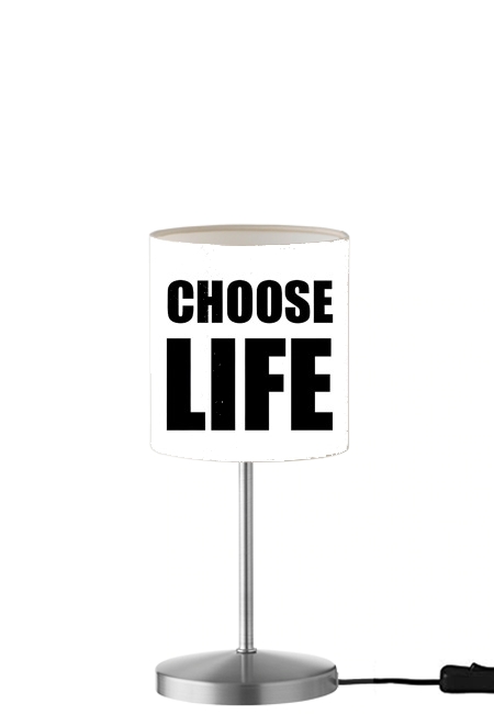  Choose Life para Lámpara de mesa / mesita de noche