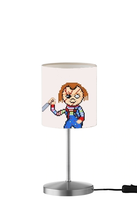  Chucky Pixel Art para Lámpara de mesa / mesita de noche