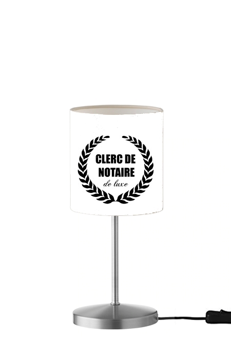  Clerc de notaire Edition de luxe idee cadeau para Lámpara de mesa / mesita de noche