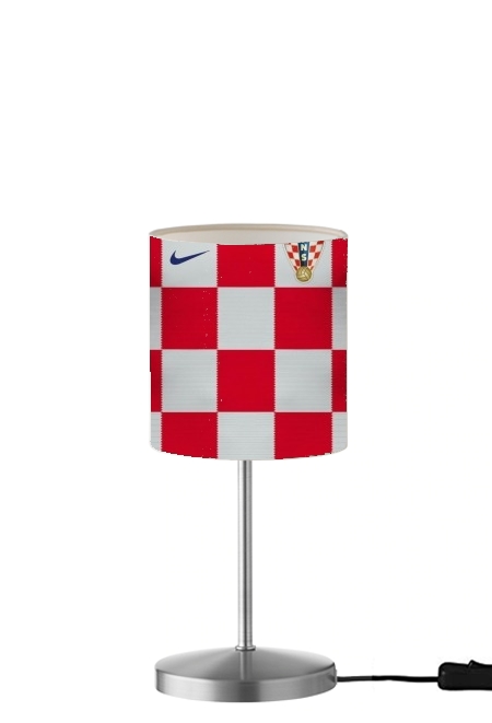  Croatia World Cup Russia 2018 para Lámpara de mesa / mesita de noche