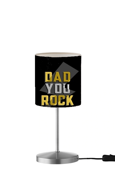  Dad rock You para Lámpara de mesa / mesita de noche