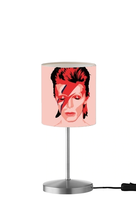  David Bowie Minimalist Art para Lámpara de mesa / mesita de noche