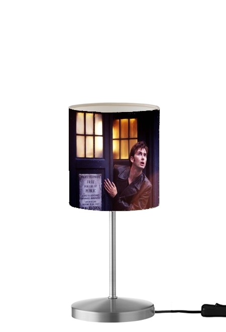  David Tennant Police Box para Lámpara de mesa / mesita de noche