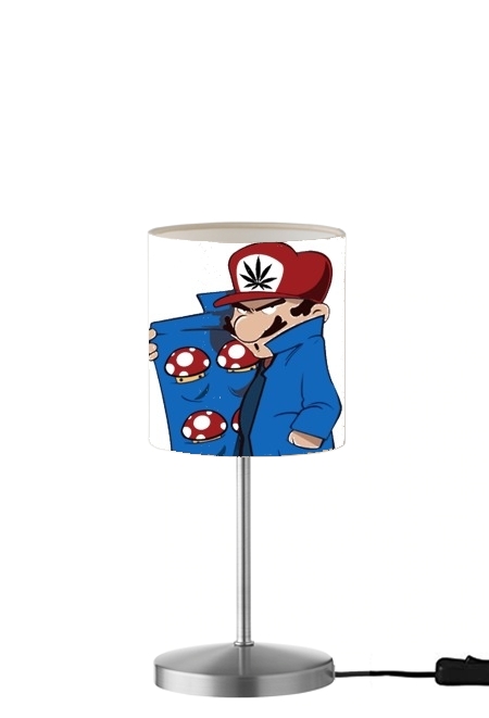  Dealer Mushroom Feat Wario para Lámpara de mesa / mesita de noche