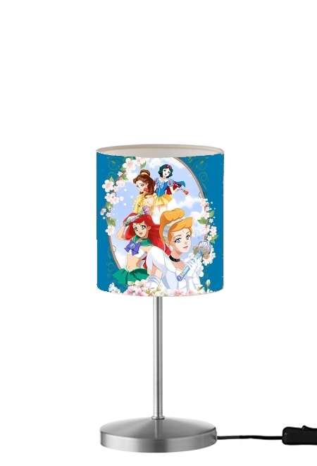  Disney Princess Feat Sailor Moon para Lámpara de mesa / mesita de noche