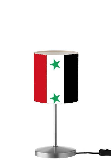  Bandera de Siria para Lámpara de mesa / mesita de noche