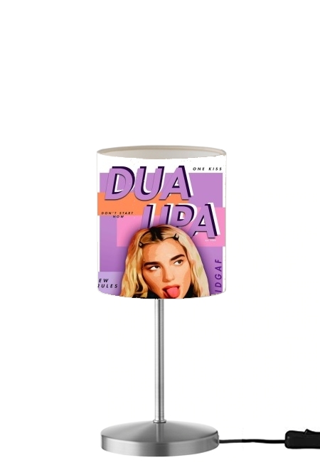  Dua Lipa new rules para Lámpara de mesa / mesita de noche