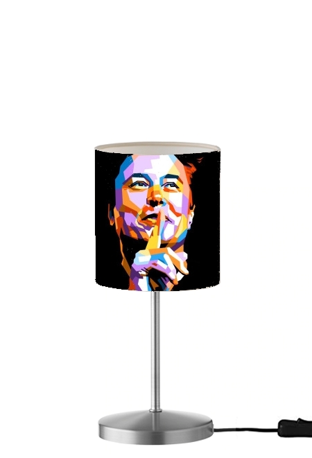  Elon Musk para Lámpara de mesa / mesita de noche