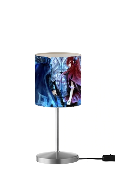  Erza x Jellal para Lámpara de mesa / mesita de noche