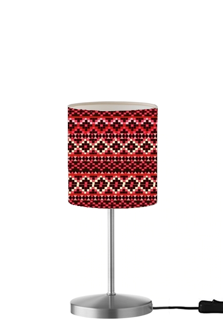  Aztec Pixel para Lámpara de mesa / mesita de noche