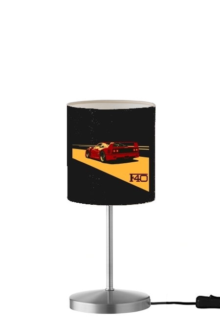  Ferrari F40 Art Fan para Lámpara de mesa / mesita de noche