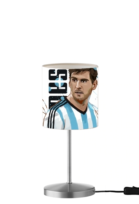  Football Legends: Lionel Messi - Argentina para Lámpara de mesa / mesita de noche