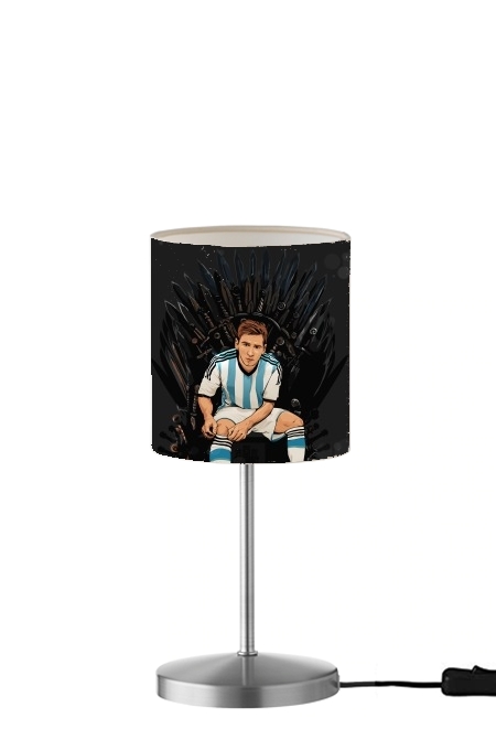  Game of Thrones: King Lionel Messi - House Catalunya para Lámpara de mesa / mesita de noche