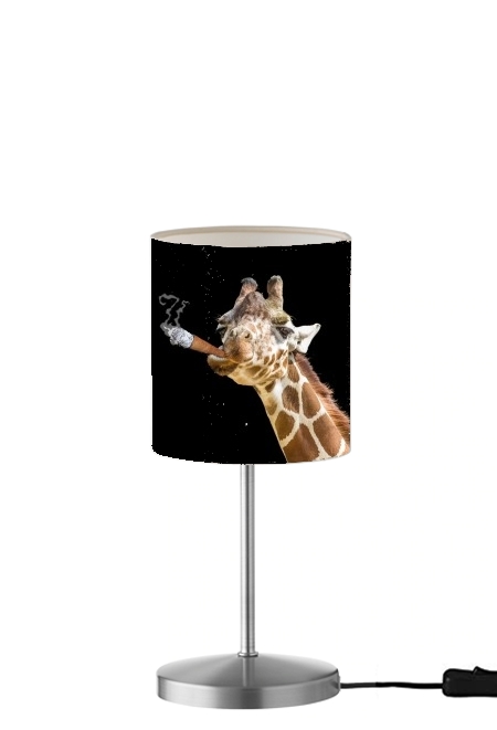  Girafe smoking cigare para Lámpara de mesa / mesita de noche