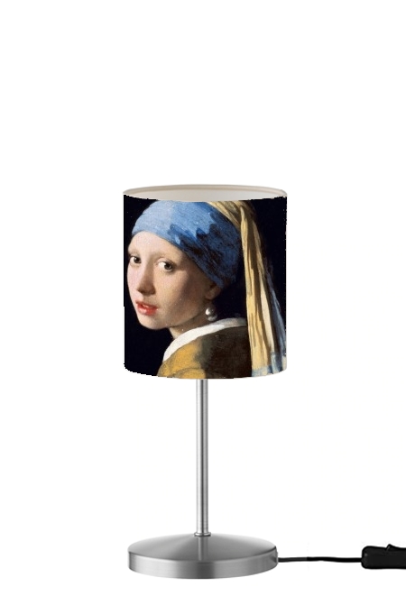  Girl with a Pearl Earring para Lámpara de mesa / mesita de noche