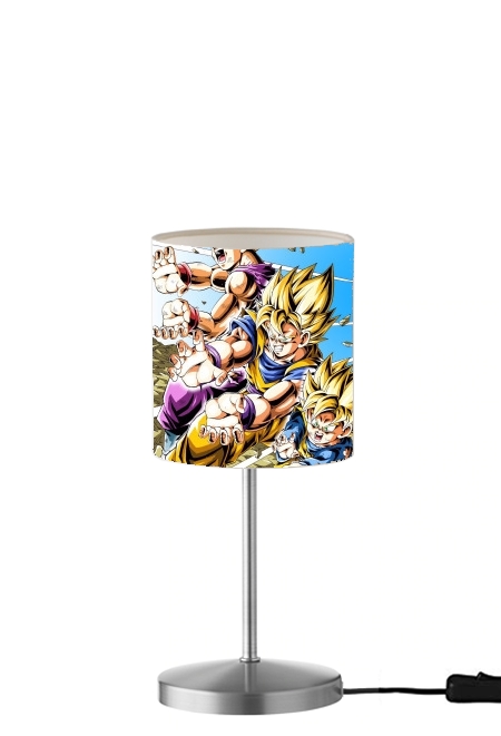  Goku Family para Lámpara de mesa / mesita de noche