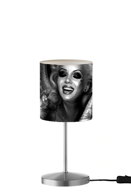  Goth Marilyn para Lámpara de mesa / mesita de noche