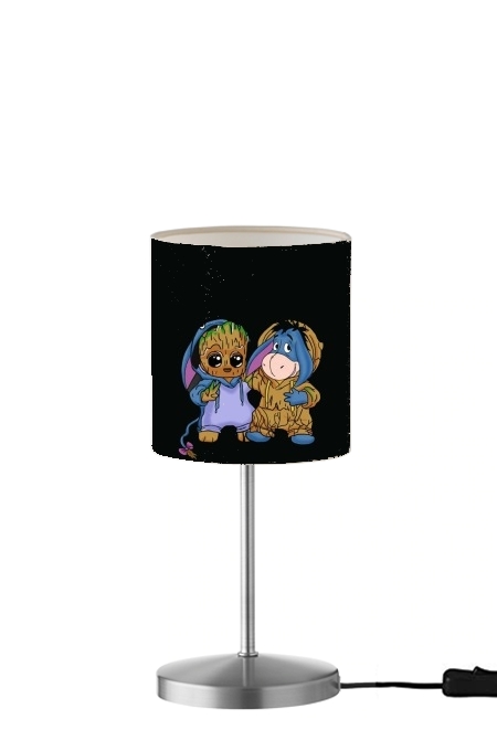  Groot x eeyore para Lámpara de mesa / mesita de noche