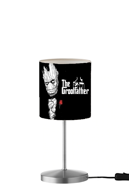  GrootFather is Groot x GodFather para Lámpara de mesa / mesita de noche