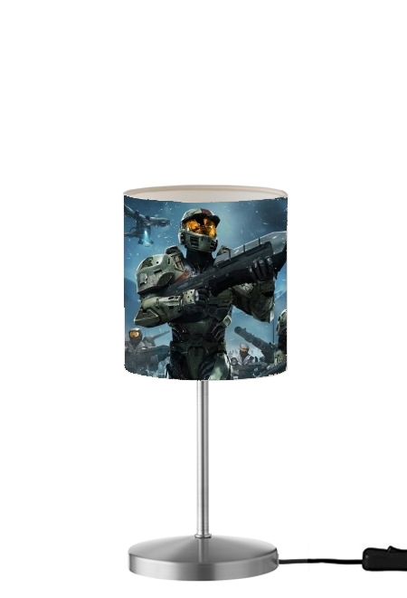  Halo War Game para Lámpara de mesa / mesita de noche