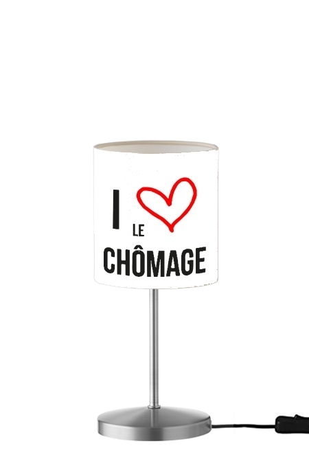  I love chomage para Lámpara de mesa / mesita de noche