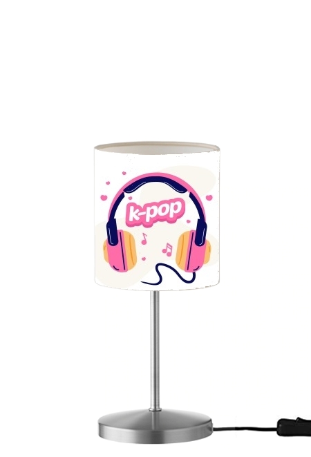  I Love Kpop Headphone para Lámpara de mesa / mesita de noche