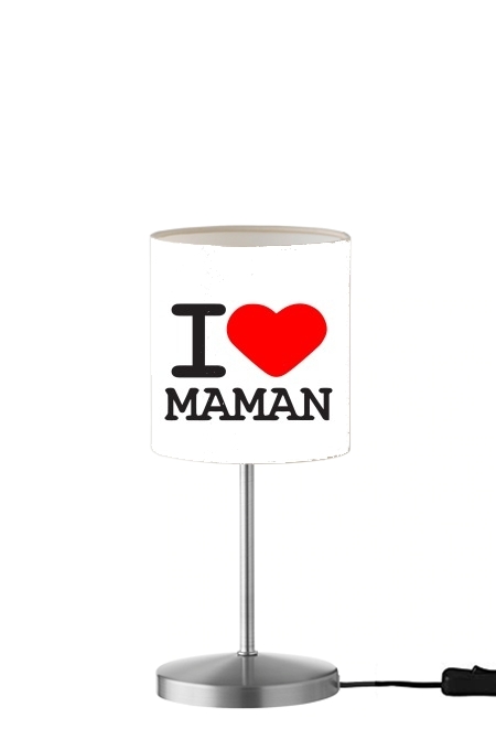  I love Maman para Lámpara de mesa / mesita de noche