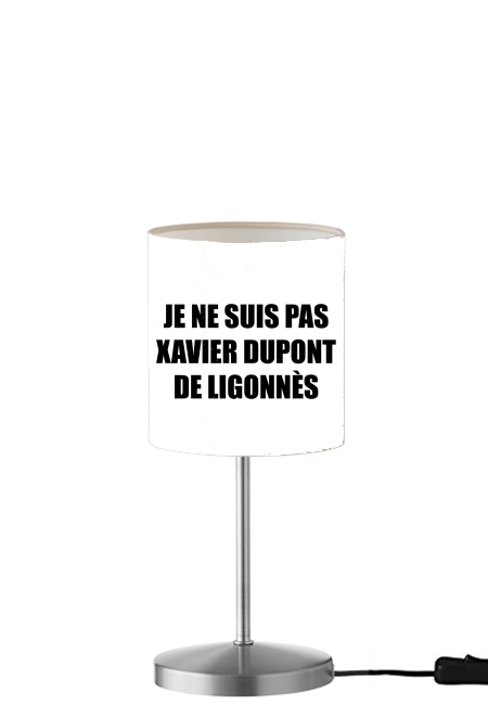  Je ne suis pas Xavier Dupont De Ligonnes Criminel para Lámpara de mesa / mesita de noche