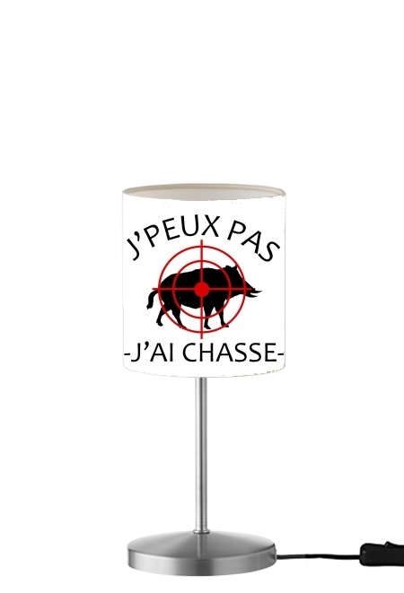  Je peux pas jai chasse para Lámpara de mesa / mesita de noche