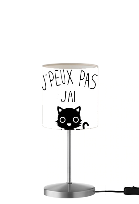  Je peux pas jai chaton para Lámpara de mesa / mesita de noche