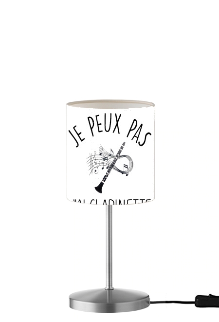  Je peux pas jai clarinette para Lámpara de mesa / mesita de noche