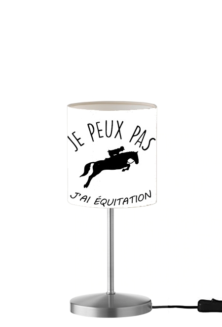  Je peux pas jai equitation para Lámpara de mesa / mesita de noche