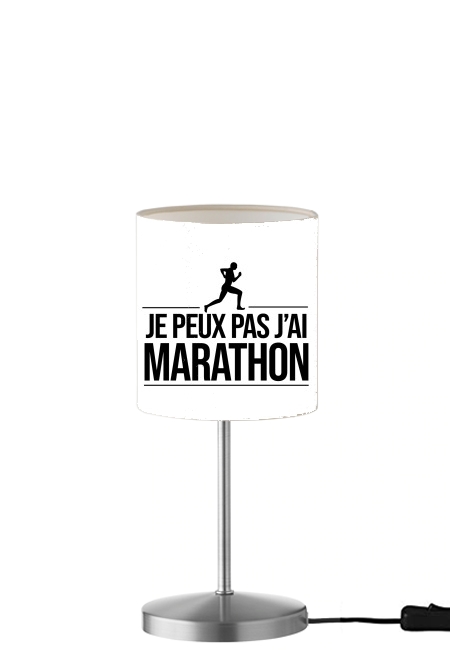  Je peux pas jai marathon para Lámpara de mesa / mesita de noche