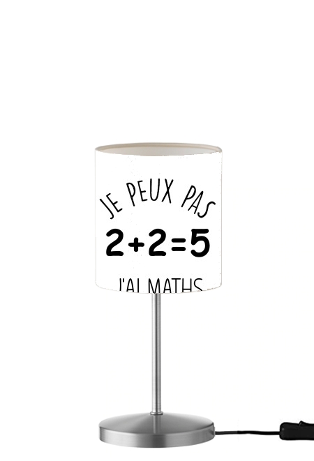  Je peux pas jai maths para Lámpara de mesa / mesita de noche